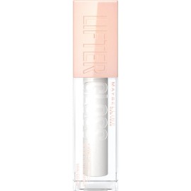 Maybelline brillo labial Lifter Gloss, hidratante con ácido hialurónico, labios más suaves, definidos y con un brillo irresistible