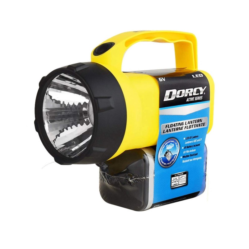 Dorcy LED 6 Volt Floating Lantern Waterproof Heavy Duty Plastic