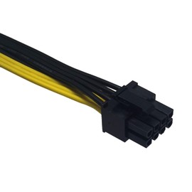 COMeap (2-Pack) 8 Pin PCIe Cable, PCIe 8 Pin Female to 8 Pin(6+2) Male Adapter Extension for PCI Express GPU VGA 9-inch (23cm)