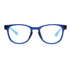JM Kids Blue Light Glasses, Computer Gaming Grasses for Girls Boys Age 3-10, Anti Blue Ray TR90 Eyeglasses Blue Square Style