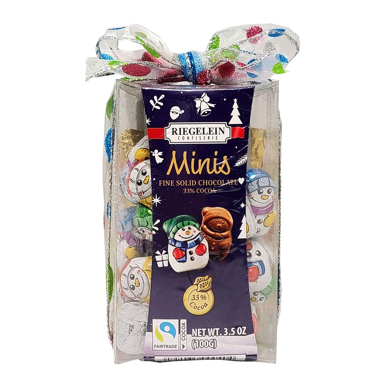 Tasty Kitchen Trio Gift Set of Riegelein Mini Solid Chocolate: