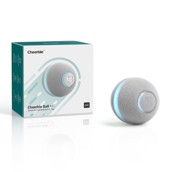 Cheerble [3 Interactive Modes] Smart Interactive Cat Toy, Automatic Moving
