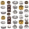 30 Pieces Tibetan Style Metal Beads Dreadlock Beads Large Hole