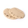 Two pairs of five toe forefoot pads with high elasticity,