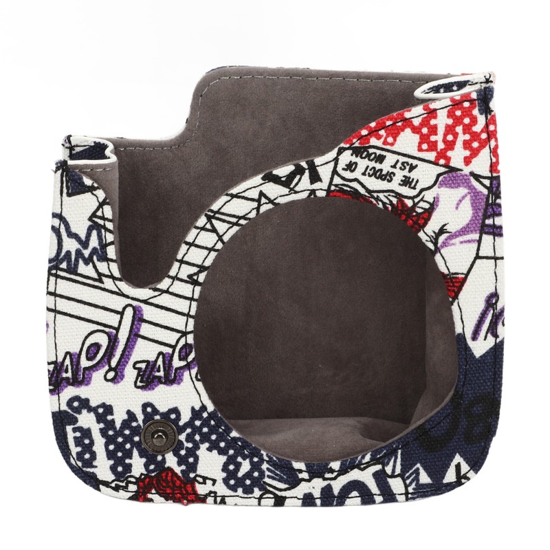 Instant Camera Case Comic Style PU Leather Protective Storage Bag