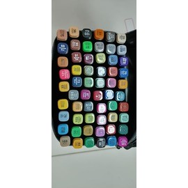Yanfoam 60 Colors Alcohol Markers Set with Carrying Case, Dual Tip Art Marker for Coloring, Drawing, Sketching, Card Making and Illustration - Perfect for Adults and Kids