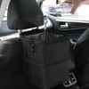 ZONADAH Car Trash Can with Lid Car Dustbin Rubbish Waterproof