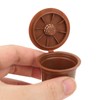 3Pcs Reusable Refillable Coffee Capsule Filter Cup for Caffitaly, Economical