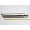 All Out Fab Single straight blast pipe 3" inlet 4"