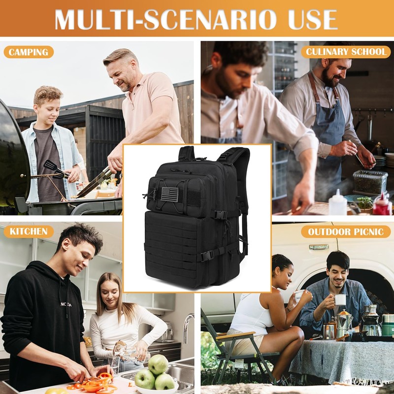 SunForMorning Chef Knife Bag, Knife Bags for Chefs Professional, Chef