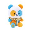 Anirollz Clown Pandaroll Sitting Plush – Soft Circus-Themed Stuffed Animal