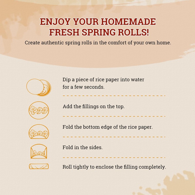 52USA Rice Paper, 3 Pack, Rice Paper Wrappers, Fresh Spring
