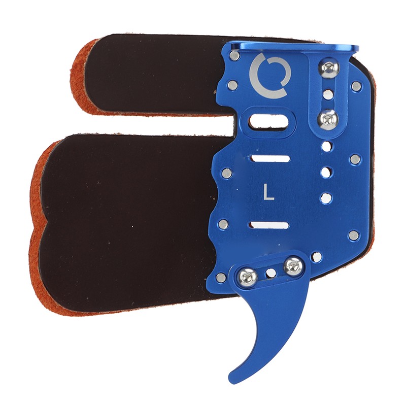 Rustic Leather Archery Finger Tab Right Hand Archery Finger Guard