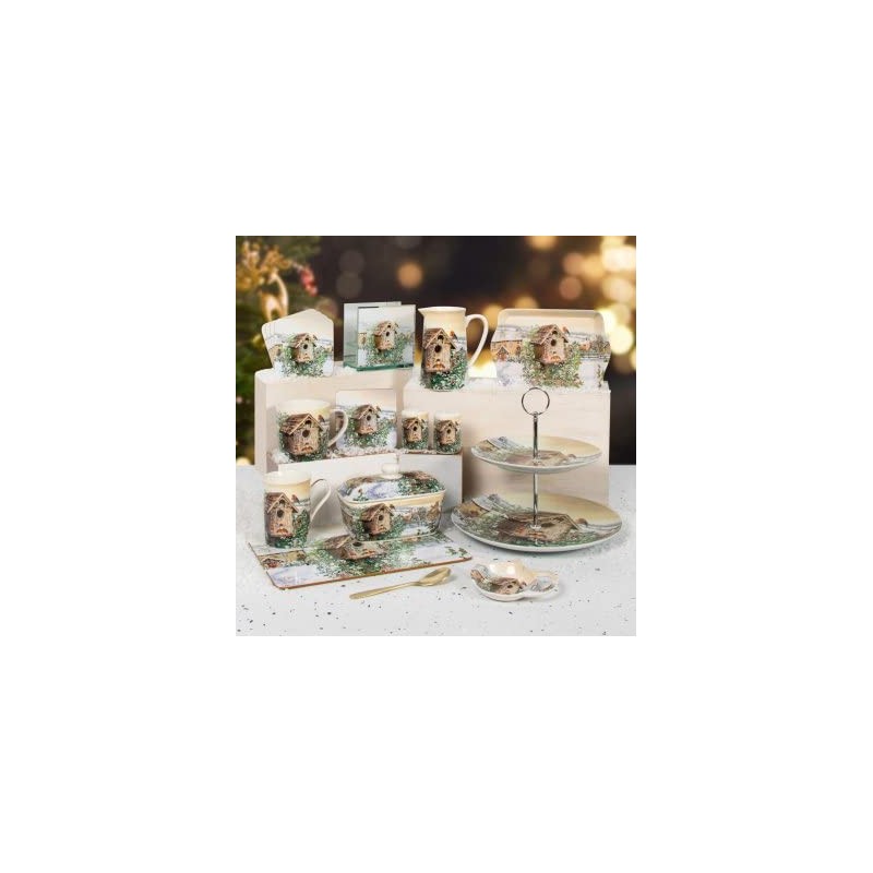The Leonardo Collection LP52612 Christmas Robins Table Place Mats (Set