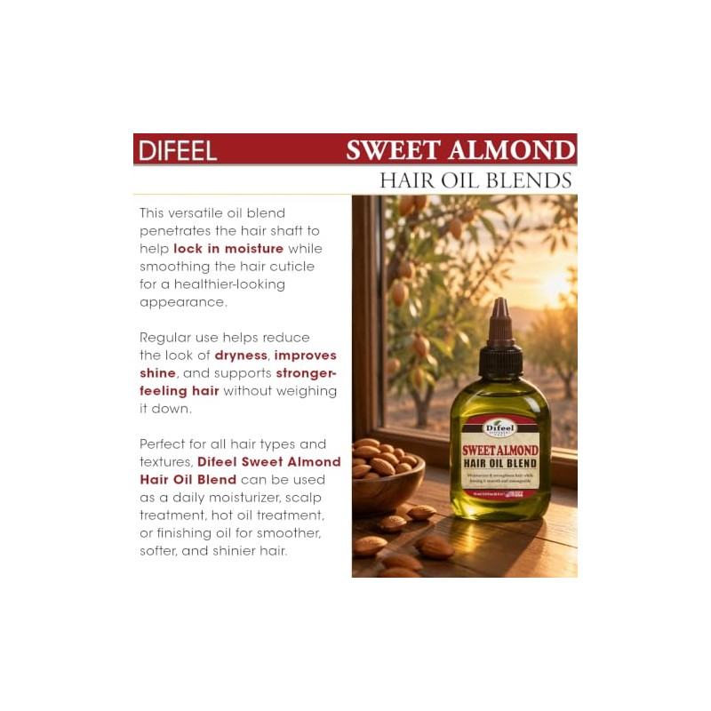 Difeel Aceite natural premium para el cuidado del cabello, aceite