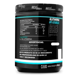Mex/pro Glutamina Anti-catabolic 500gr Sabor Limón