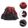 CORHAD Volcano Decoration Aquarium Bubbler Ornament for Fish Tank Landscaping