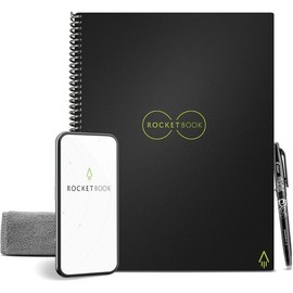 Core Reusable Spiral Notebook, Letter Size 8.5X11, Black - Dotted Pages, App-Connected, Erasable, Durable Cover, Ideal for School, Work, and Creative Projects - Color: Camo, Number of Items: 1, Size: Letter