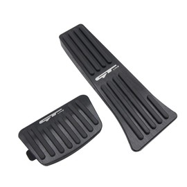 XYHGM Aluminum Alloy Pedals Cover for Kia K 5 2020-2023 Non-Slip Auto No Drilling Aluminum Brake and Accelerator Pedal Covers 2PCS（Black）
