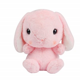 Kdemeng Plush Bunny Backpack for Women with Pockets (Pink)