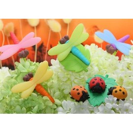 IWAKO orange dragonfly eraser from Japan