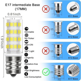 KEI D28A KEL2811 LED Bulb 5304517886 Refrigerator Bulb Replacement for Frigidaire Kenmore Electrolux Refrigerator 5304498578 7297114000 7241552801 KEI D28M KEL 2815 Pack of 2 (Daylight White)