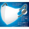 快適ガード 息スーハーマスク ホワイト×ブルーグレー 5枚入×10個パック 不織布 息がしやすい 耳が痛くならない 花粉対策 ウイルス対策