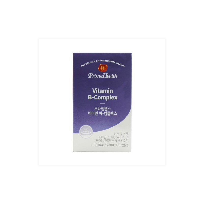 Prime Health Vitamin B Complex 687.73mg 90 Capsules / 프라임헬스