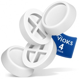 VIOKS Universal Vibration Damper for Washing Machines Dryers Anti Vibration Damper Washing Machine Underlay Accessories for Bosch Privileg Siemens Vibration Damper Pads Rubber Feet Antivibration