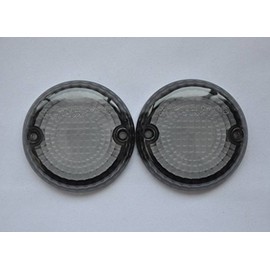Smoked Motorcycle Indicators Turn Signal Lens For Kawasaki All Cruiser Except: Vulcan Vn2000 1600 Classic 05 Nomad Yamaha Warrior