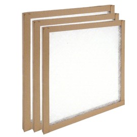 HVAC Premium 20x10x1 MERV 2 Non Pleated Air Filter Replacement Filters (Actual Size 19.75 x 9.75) - 3 Pack