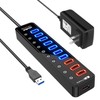 Powered USB 3.0 Hub, USB 3.0 Data Hub 11 Ports