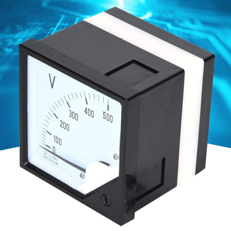 AC Voltage Panel Meter,Square Panel Voltage Meter Analog Voltmeter AC