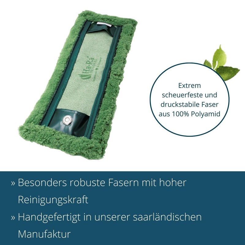 HA-Ra Original Floor Cloths 42 CM Green Nassfaser & 42.5