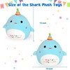 10 Inch Plush Toy Shark Animal Cute Birthday Plushies Pillow