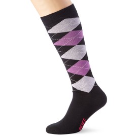 Pfiff Unisex Checked Riding Socks with Reinforced Foot Bed 100322, multicolour, 34-36