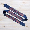 Lashicorn Houston Blue Beaded Purse Strap Red Letters 49” Pro