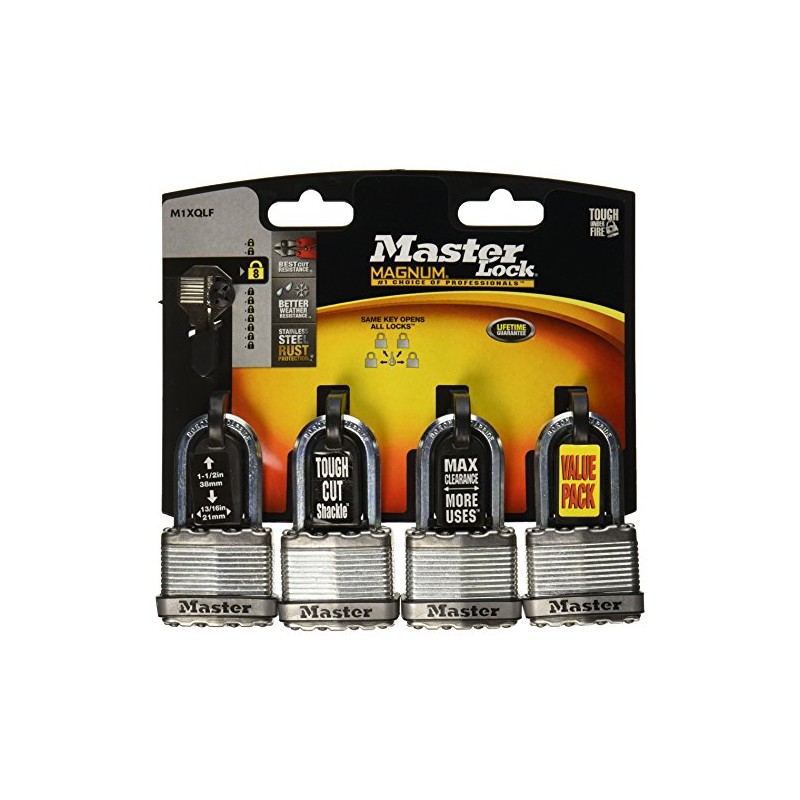 Master Lock M1XQLF Magnum Keyed Padlock