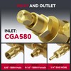 ARCCAPTAIN Argon CO2 Regulators Gauges Gas Welding, Regulator for MIG