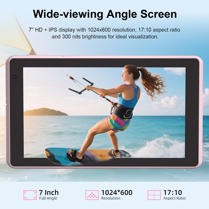 COOPERS Tablet Android 15 Tablets 7 inch, 8GB RAM, 32GB