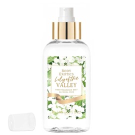 BODY EXOTICS Lily of the Valley Muguet Alcohol-Free Perfume Mist 5 Fl Oz 148 mL - the Delicate and True Scent of Lily of the Valley