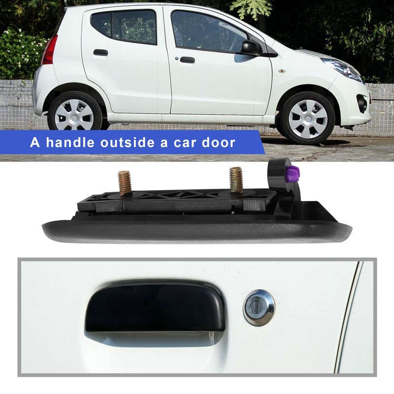 Create idea 2Pcs Car Front and Rear Outer Door Handle