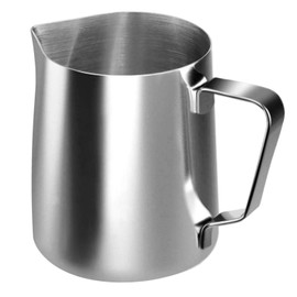 Stainless Steel Milk Frothing Pitcher Cappuccino Pitcher Pouring Jug Espresso Cup Creamer Cup for Latte Art, 12 Ounce (350 ML)
