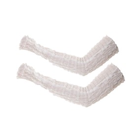 Kuru & Hot Silk Arm Cover, Arm Warmer, Pure Domestic Silk, "Pearl Silk (Oninu), Kneaded Silk", Rubber and Latex Free, Does Not Slip Off, Gunma Silk, Made in Japan, Protects Arms with the Power of Silk