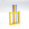 Straw Holder (Yellow), Reusable Straws, Straw Storage, Reusable Drinking Straws