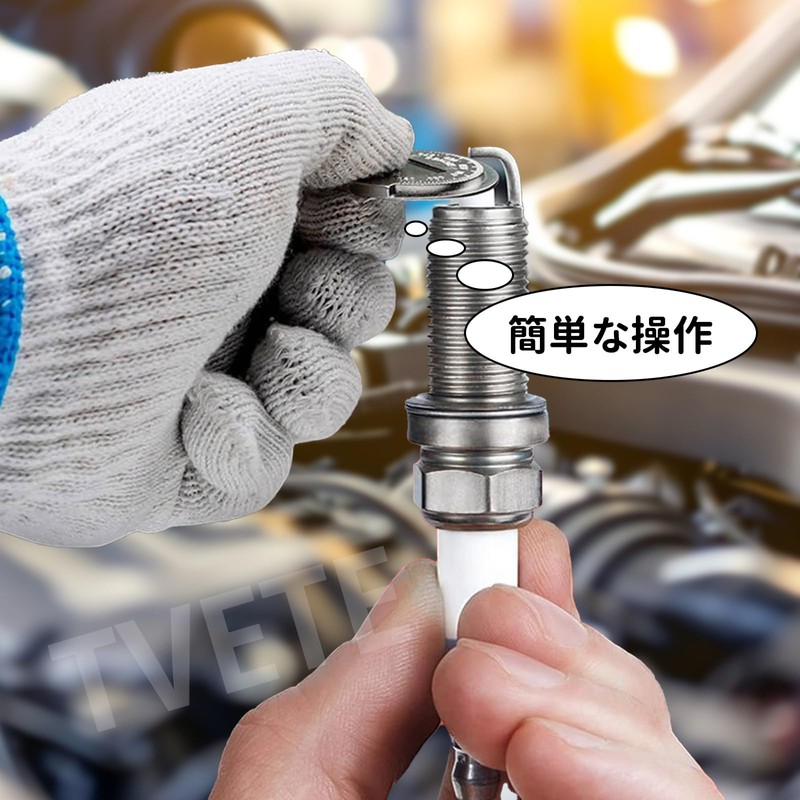TVETE Plug Gap Gauge, Gap Plug, Spark Plug Gap Tool