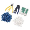 Network Cable Tester RJ45 Crimper Crimping Tool Kit Wire Stripper