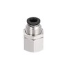 sourcing map 6mm Tube to 1/4 BSPT Push Lock Fitting,