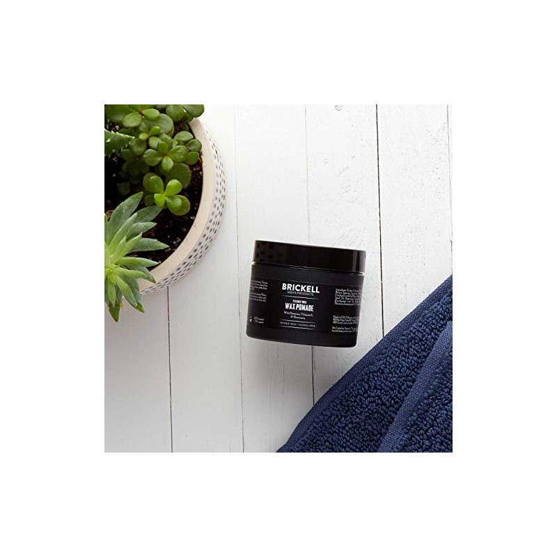 Brickell Menâ€s Flexible Hold Wax Pomade for Men â€" 2