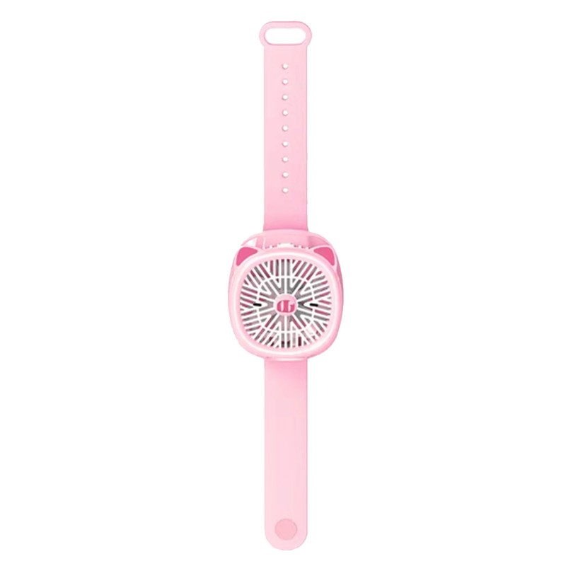 Mini Fan Watch USB Charging Rechargeable 3 Gear Portable Wrist